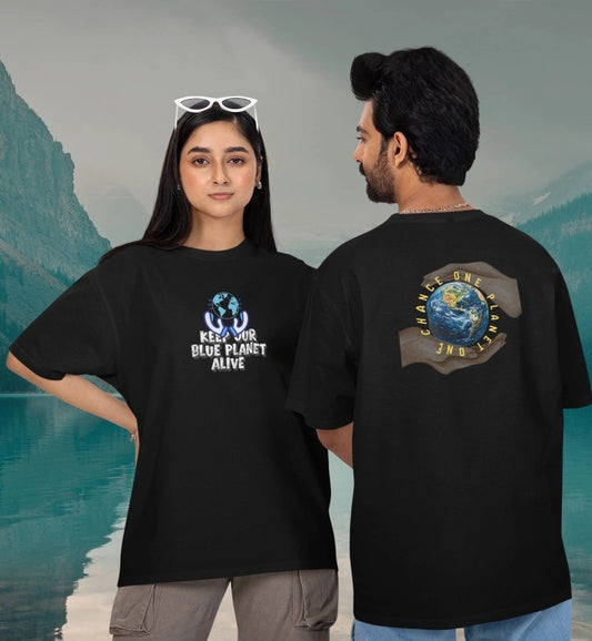Unisex Oversized Earth Day T-Shirt