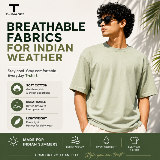 Breathable fabrics matter in Indian weather ☀️