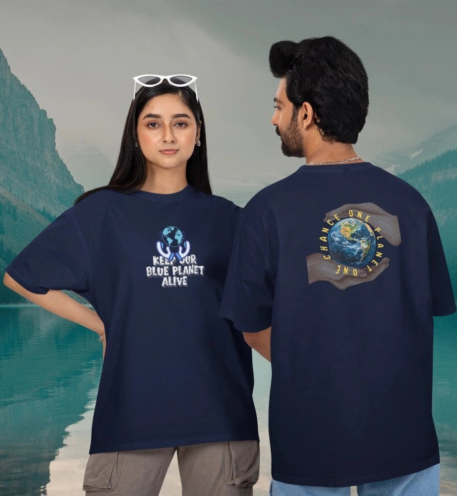 Unisex Oversized Earth Day T-Shirt