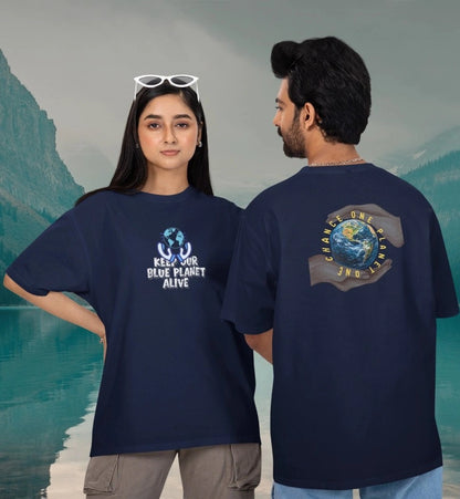 Unisex Oversized Earth Day T-Shirt