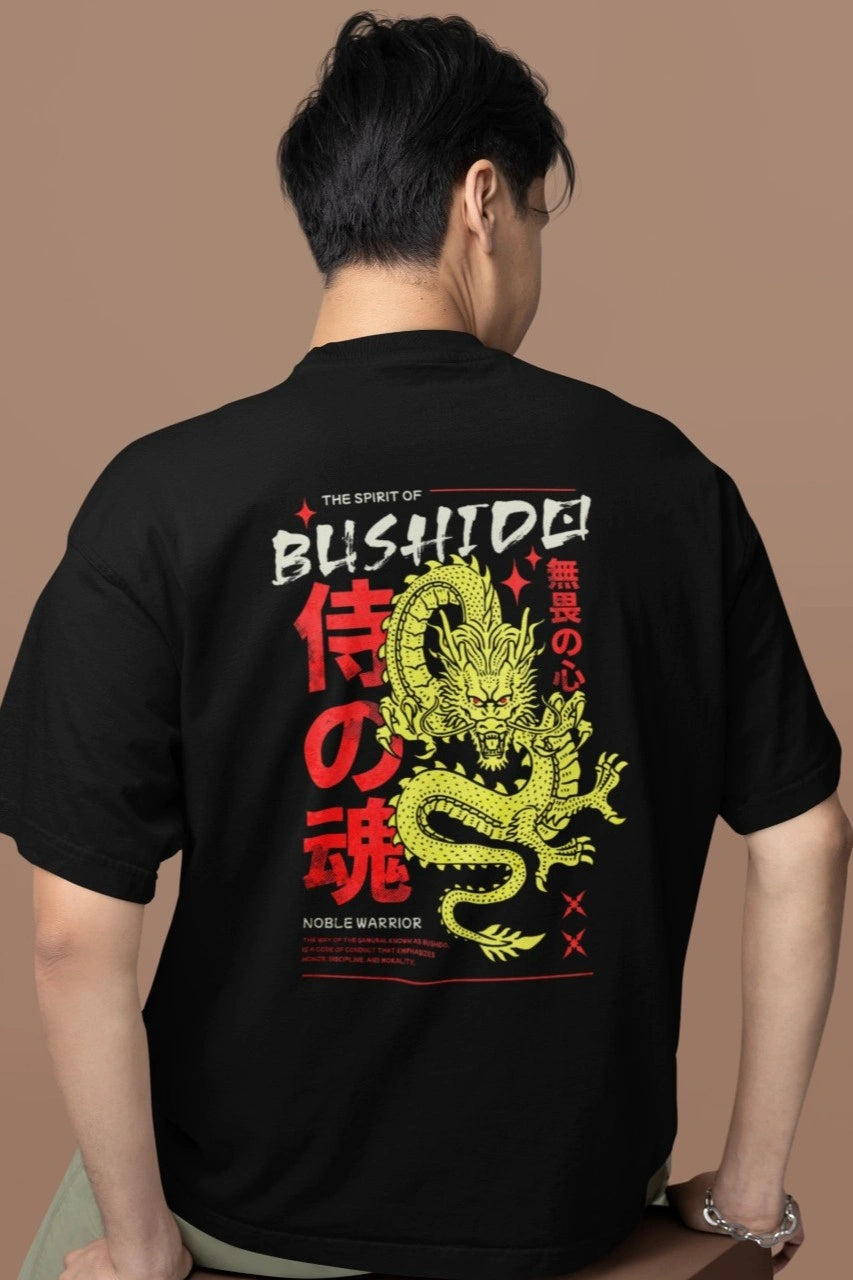 Two Sided Printing | BLISHIDO |  1 color | 180GSM | Round Neckline | Oversized Fit | 100 % Cotton