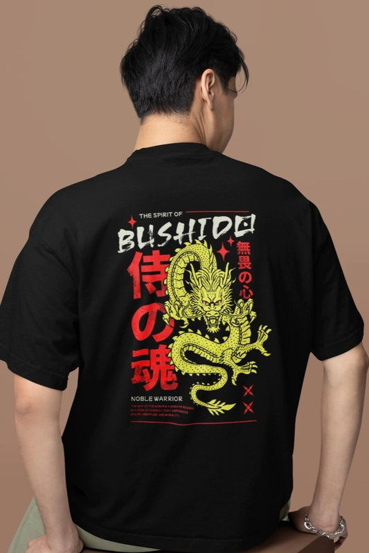 Two Sided Printing | BLISHIDO |  1 color | 180GSM | Round Neckline | Oversized Fit | 100 % Cotton