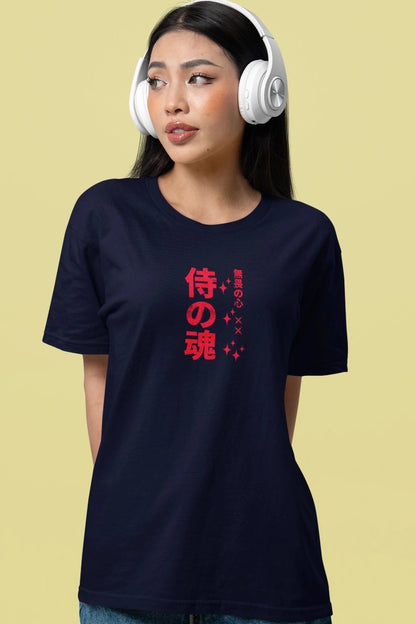 Two Sided Printing | BLISHIDO | 2 color | 180GSM | Round Neckline | Oversized Fit | 100 % Cotton