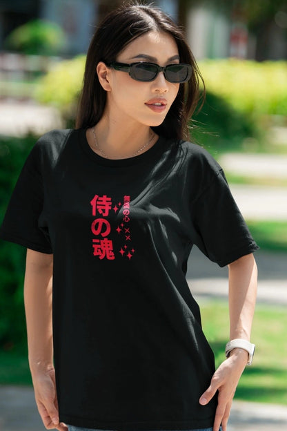 Two Sided Printing | BLISHIDO | 2 color | 180GSM | Round Neckline | Oversized Fit | 100 % Cotton