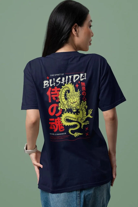 Two Sided Printing | BLISHIDO | 2 color | 180GSM | Round Neckline | Oversized Fit | 100 % Cotton