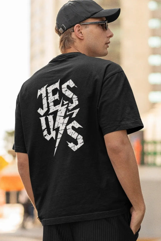 2-Sided Printing | FAITH | 180GSM | Round Neckline | Oversized Fit | 100 % Cotton