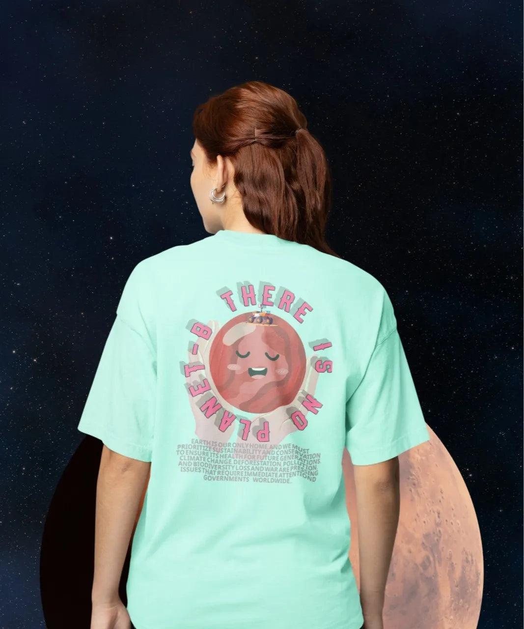 Unisex Oversized Earth Day T-Shirt