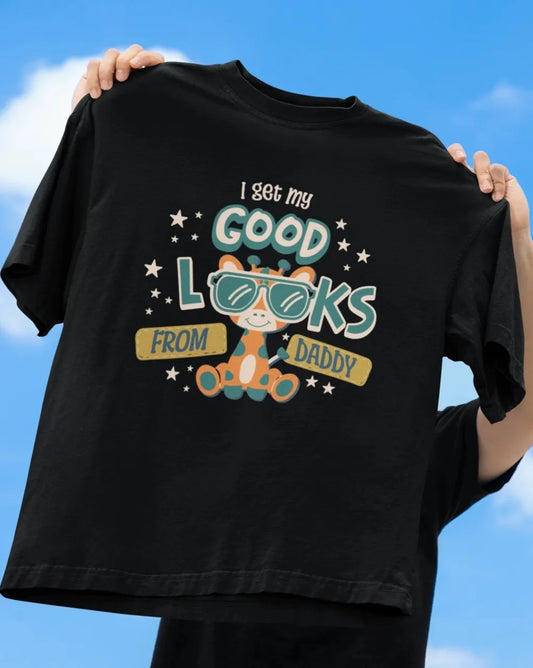 One Sided Printing | 100% cotton | Good Looks | 2 color | Round Neckline | Extra length-Sleeve drop Drape | Oversized Fit