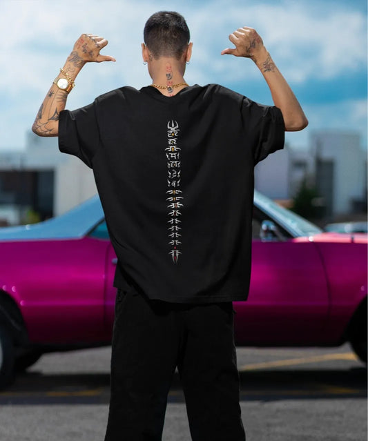 Unisex Terry Cosmic Spine Oversized