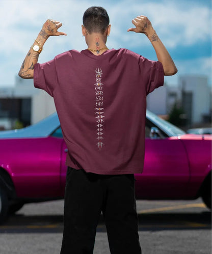 Unisex Terry Cosmic Spine Oversized