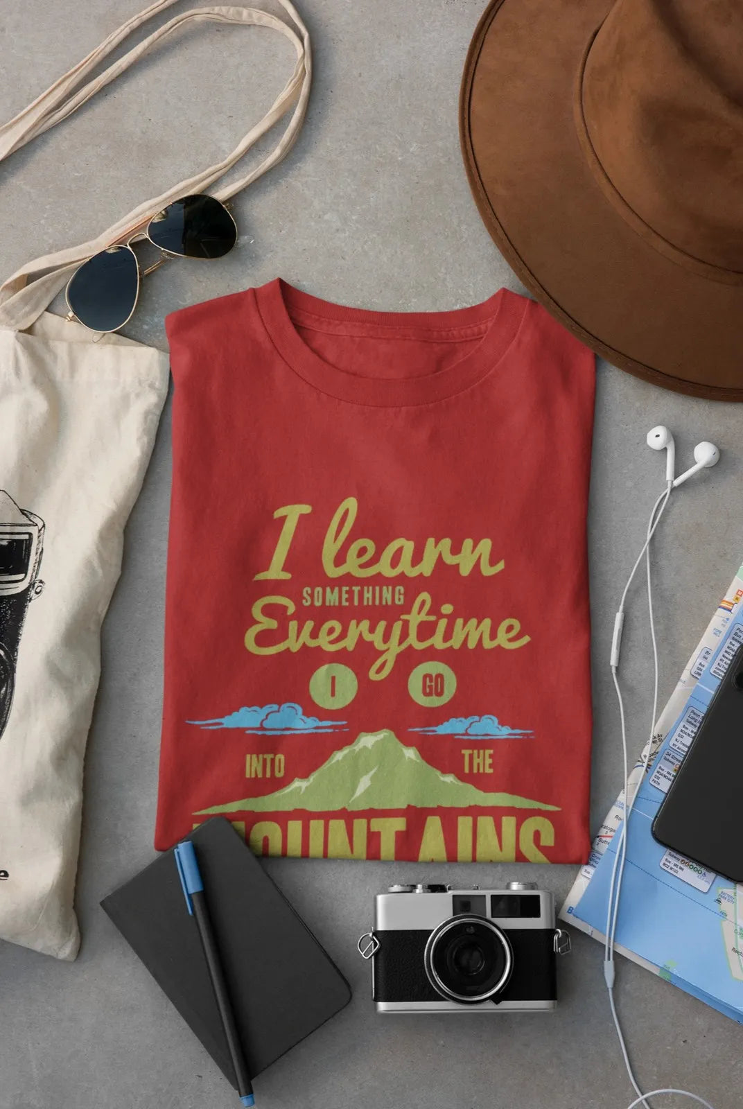 Unisex Mountains Crew T-Shirt