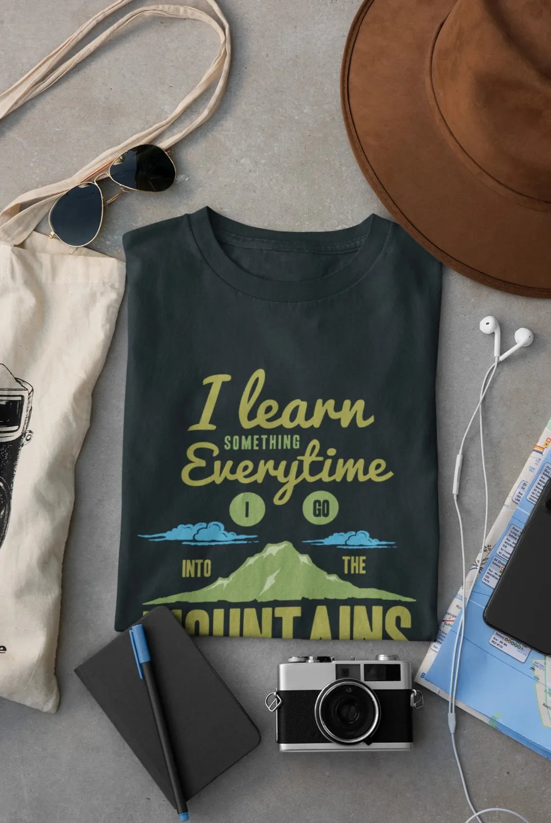 Unisex Mountains Crew T-Shirt