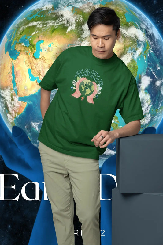 Unisex Oversize Planet - B T-Shirt