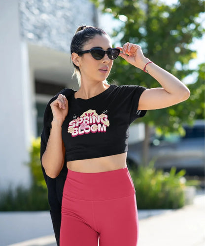 Crop Top-Spring Bloom