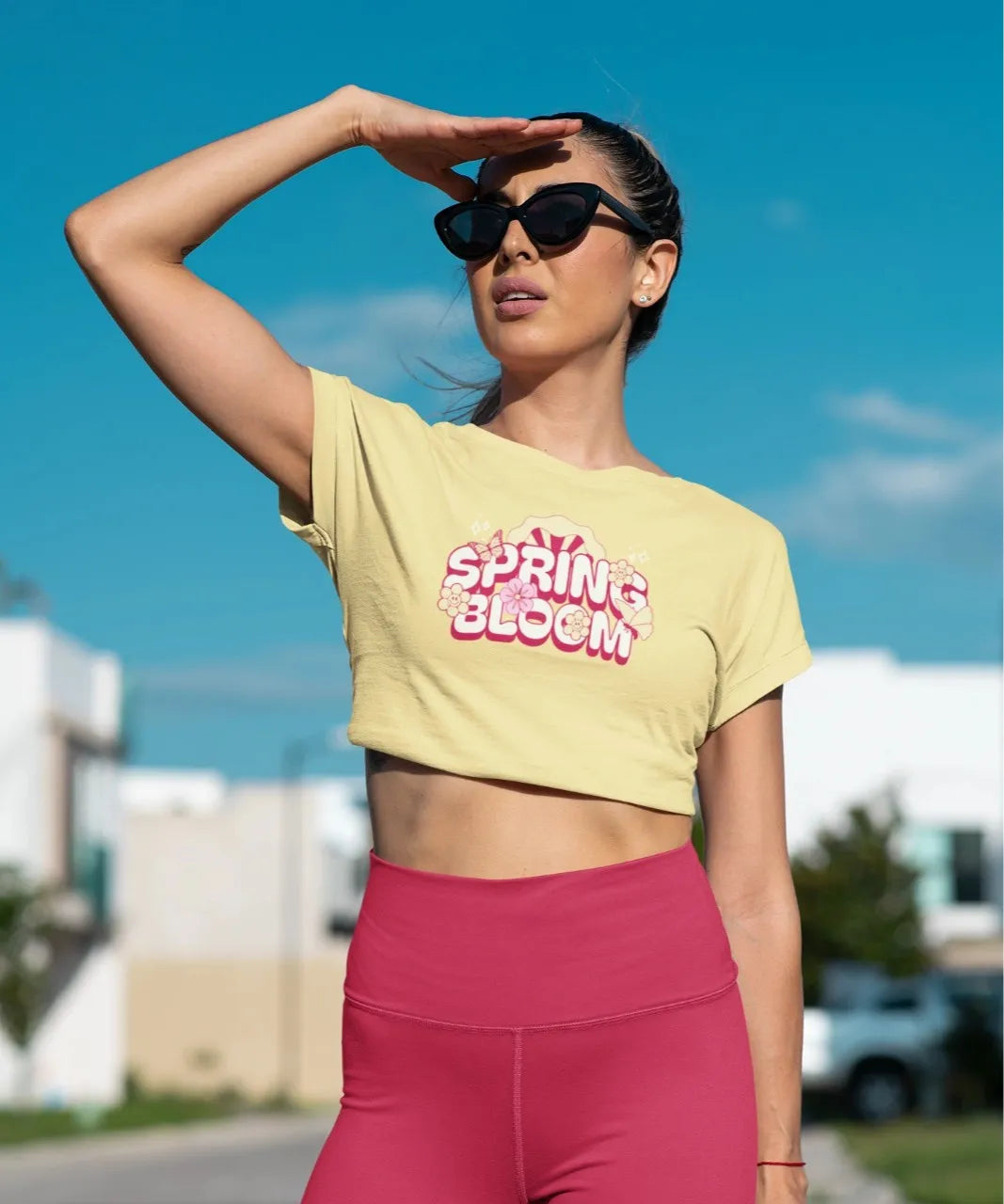 Crop Top-Spring Bloom