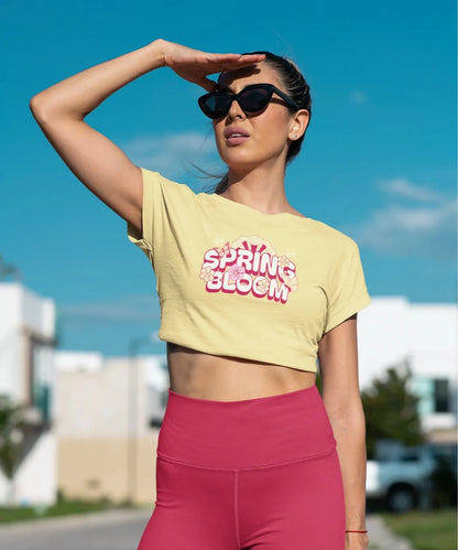 Crop Top-Spring Bloom