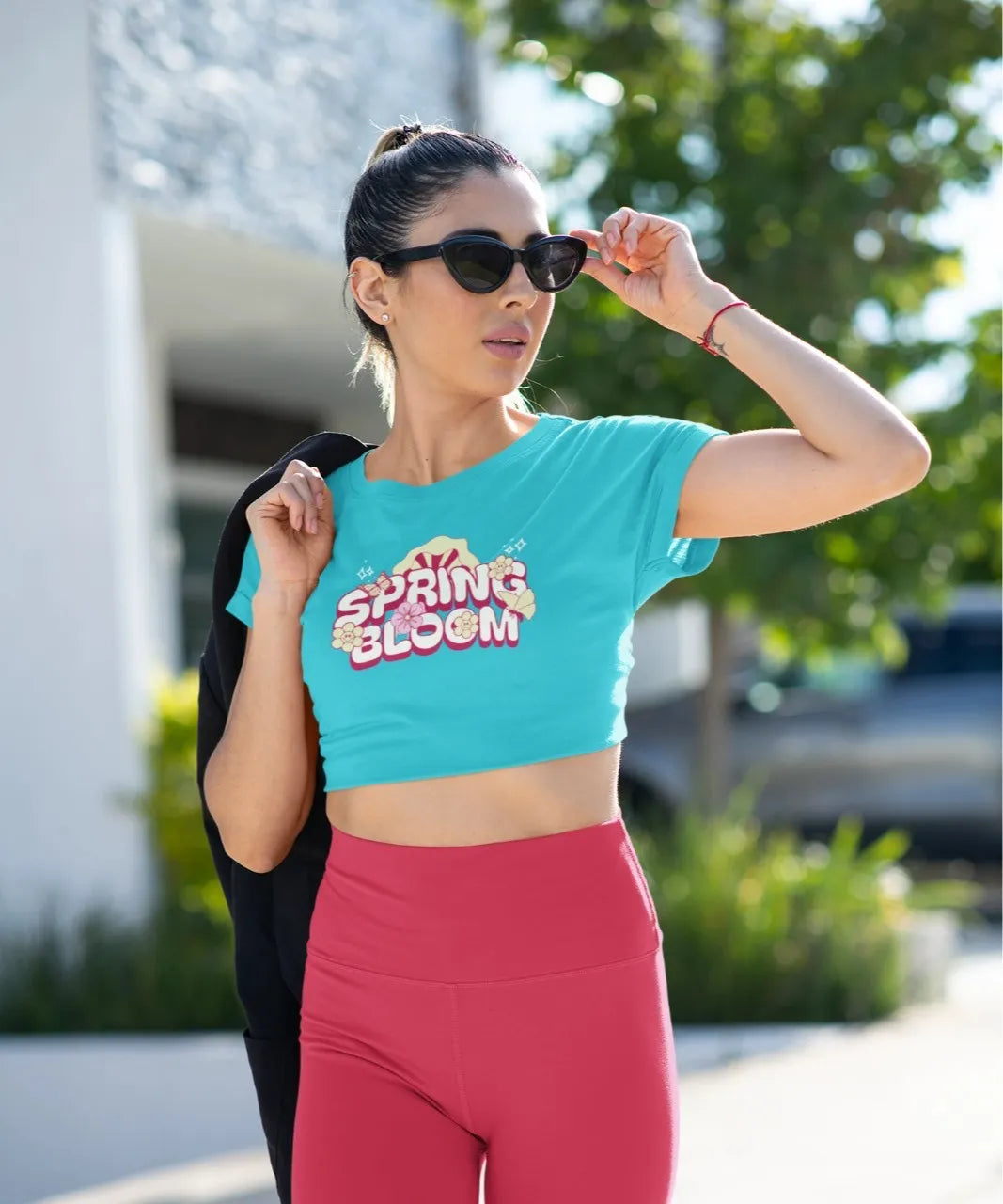 Crop Top-Spring Bloom