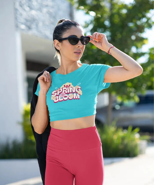 Crop Top-Spring Bloom