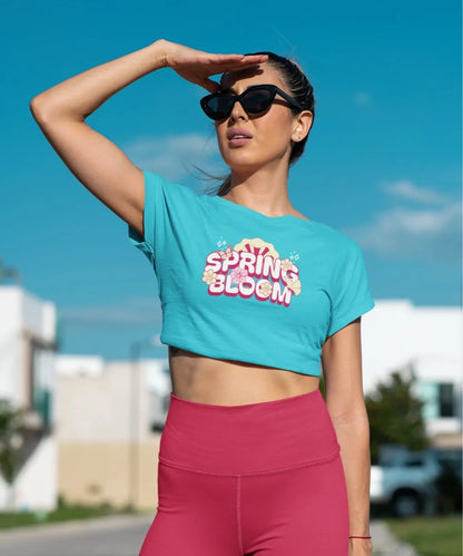 Crop Top-Spring Bloom