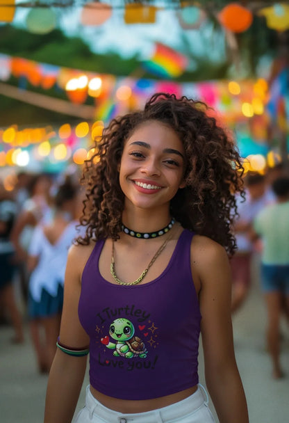 Crop Tank love you